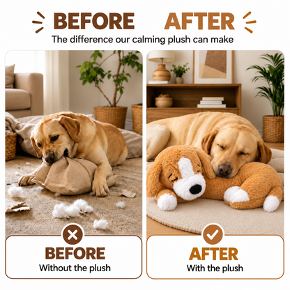 Heartbeat Calming Plush for Anxious Dogs